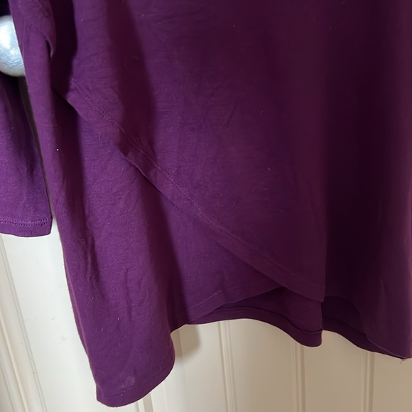 Ricki’s Rich Purple Light Weight Scoop Neck Sweater - Picture 2 of 5